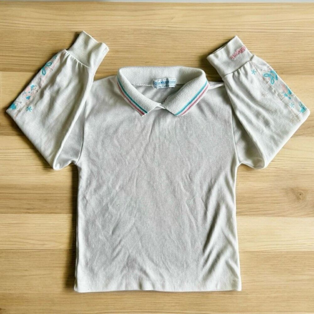 Vintage 90’s OshKosh B’gosh Pastel Snow Bunny Skiing Top